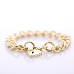 9ct Gold Heavy Curb Bracelet