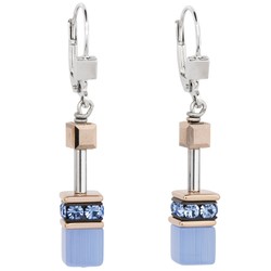 Coeur De Lion GeoCube Light Blue Earrings - 4016/20-0720