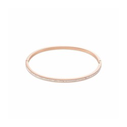 Coeur De Lion Rose Gold Crystal Bracelet - 0229/33-1800