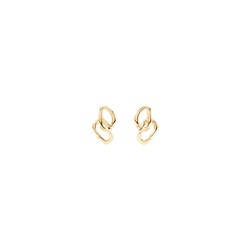 UNOde50 Pendientes Inseparables Gold Plated Earrings - PEN0763ORO0000U