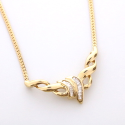 14ct Yellow Gold Diamond Set Necklace - MS1523A