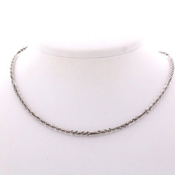 9ct White Gold Twisted Chain - MS1534B