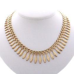 9ct Yellow Gold Cleopatra Necklace - MS1560