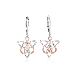 Clogau Gold Fairies of the Mine Silver Drop Earrings - 3SETL0231
