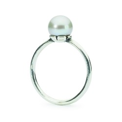 Grey Pearl Ring