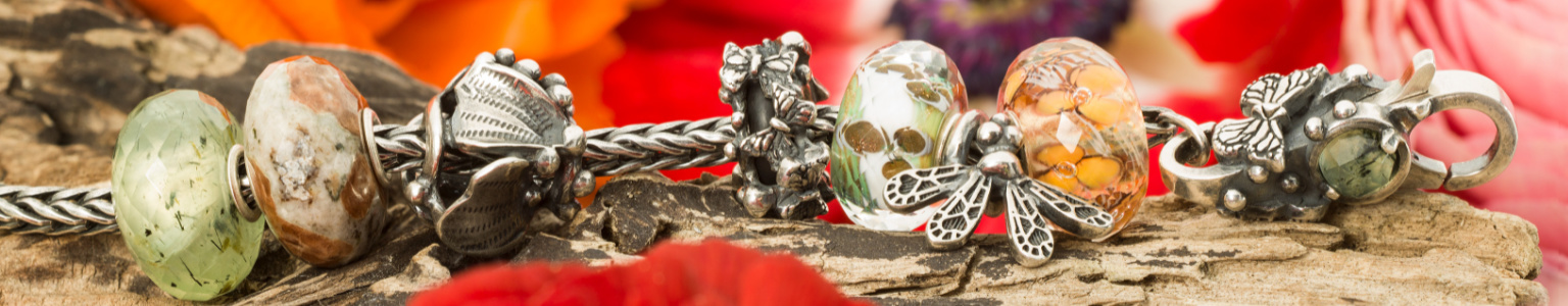 Genuine Trollbeads Charm Bracelet and Beads