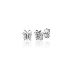 Butterfly Stud Earrings (0.25ct) - E2385