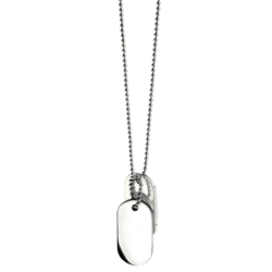 Fred Bennett - Stainless Steel Dog Tag Necklace - N2686