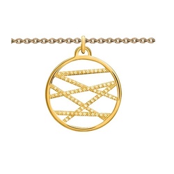 Les Georgettes 25mm Yellow Gold Necklace - Liens