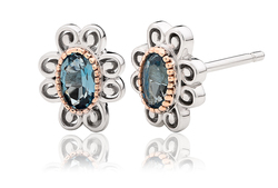 Clogau The Two Queens Topaz Earrings